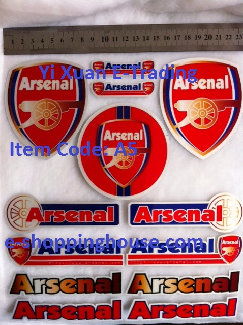 Arsenal FC Sticker Set